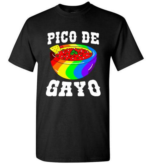 Pico de gayo Lgbtq unisex t-shirt - Premium t-shirt from MyDesigns - Just $19.95! Shop now at Lees Krazy Teez