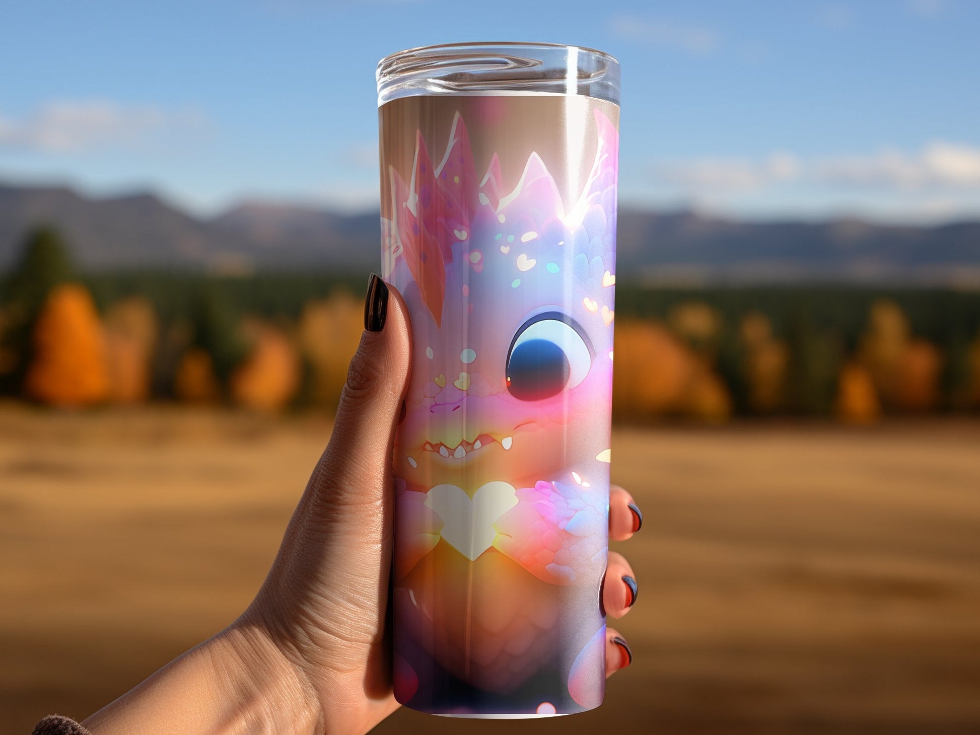 Cute weird monster tumbler wrap 20oz skinny tumbler - Premium tumbler from MyDesigns - Just $26.95! Shop now at Lees Krazy Teez