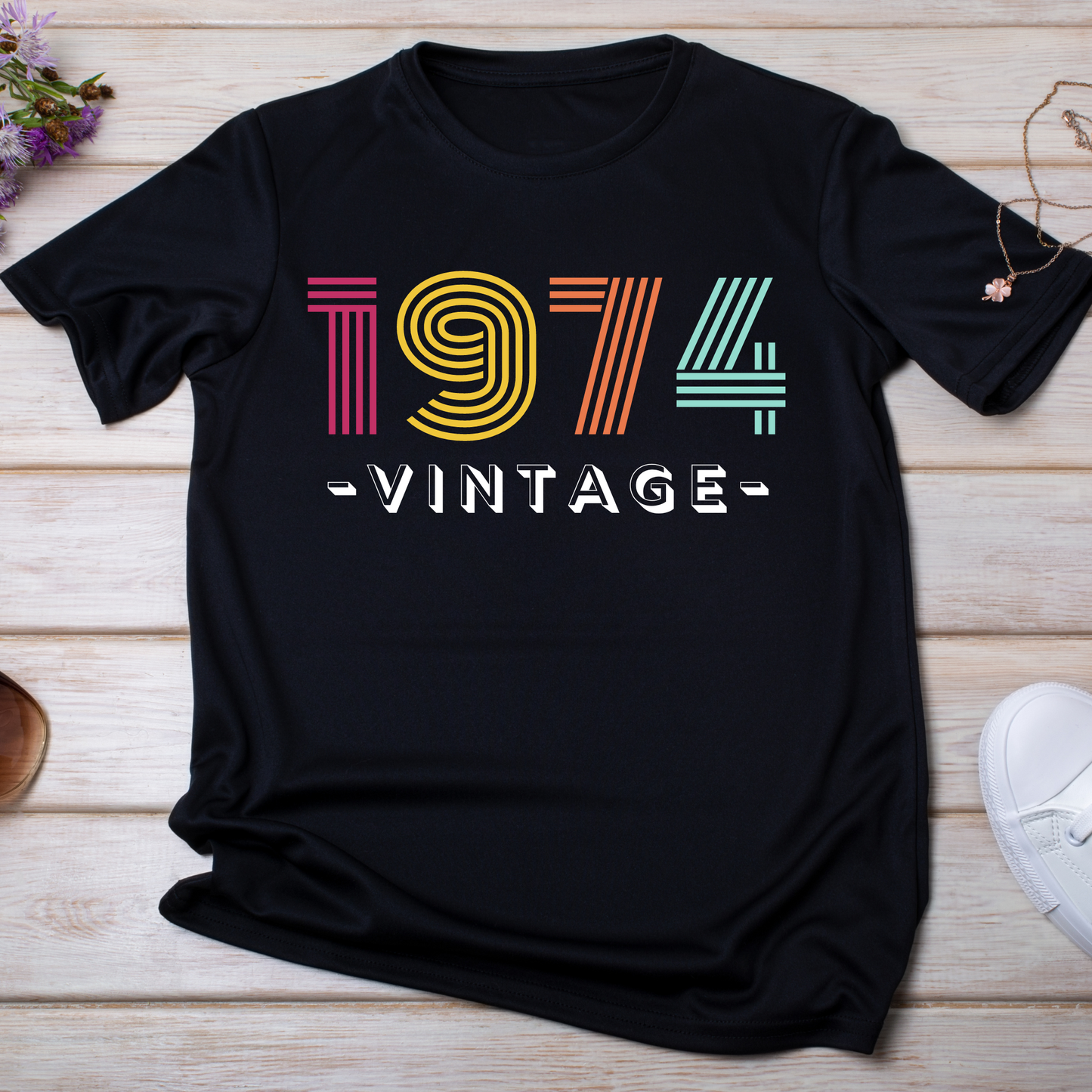 1970s Vintage birthday gift for Mom - disco era Women's t-shirt - Premium t-shirt from Lees Krazy Teez - Just $19.95! Shop now at Lees Krazy Teez