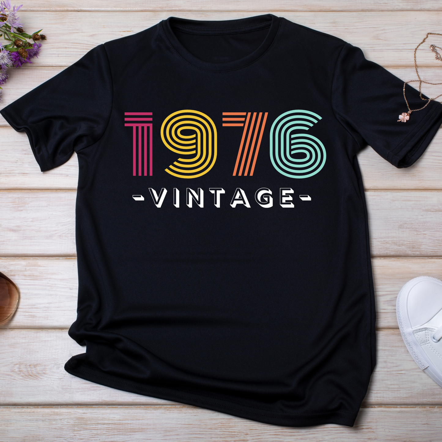 1970s Vintage birthday gift for Mom - disco era Women's t-shirt - Premium t-shirt from Lees Krazy Teez - Just $19.95! Shop now at Lees Krazy Teez