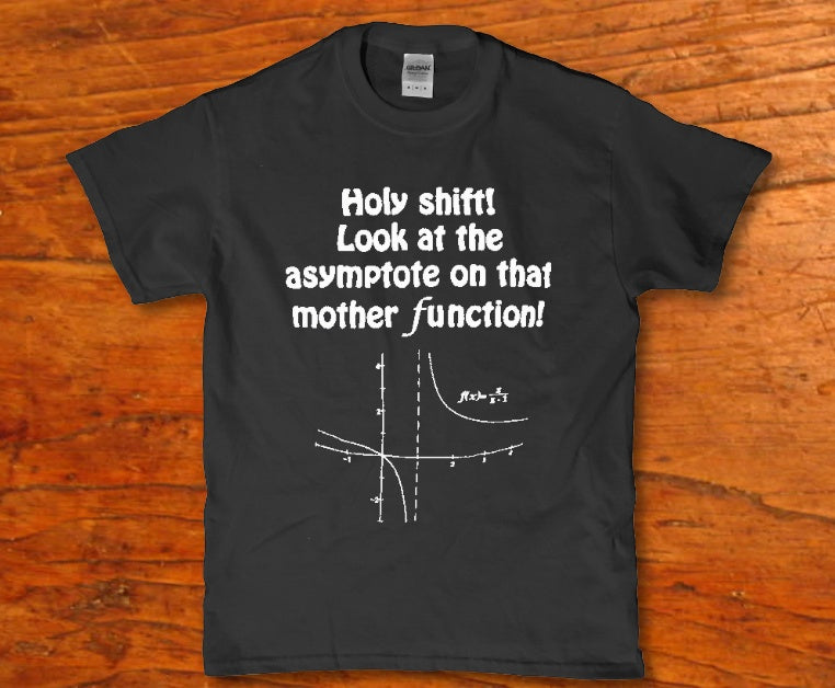 Holy shift look at the asymtote on that mother function t-shirt - Premium t-shirt from MyDesigns - Just $19.95! Shop now at Lees Krazy Teez