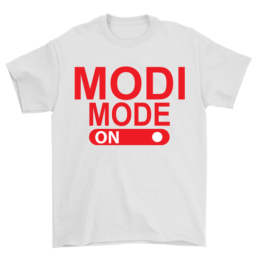 Modi mode on mens womens unisex t-shirt - Premium t-shirt from MyDesigns - Just $19.95! Shop now at Lees Krazy Teez