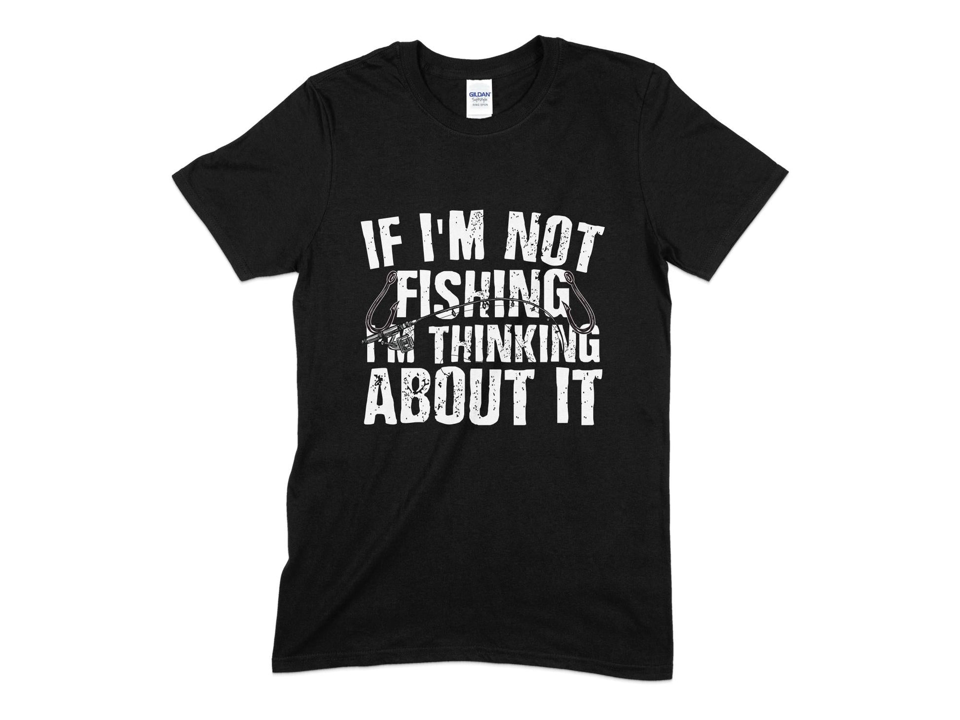 if im not fishing thinking about it t-shirt - Premium t-shirt from MyDesigns - Just $19.95! Shop now at Lees Krazy Teez