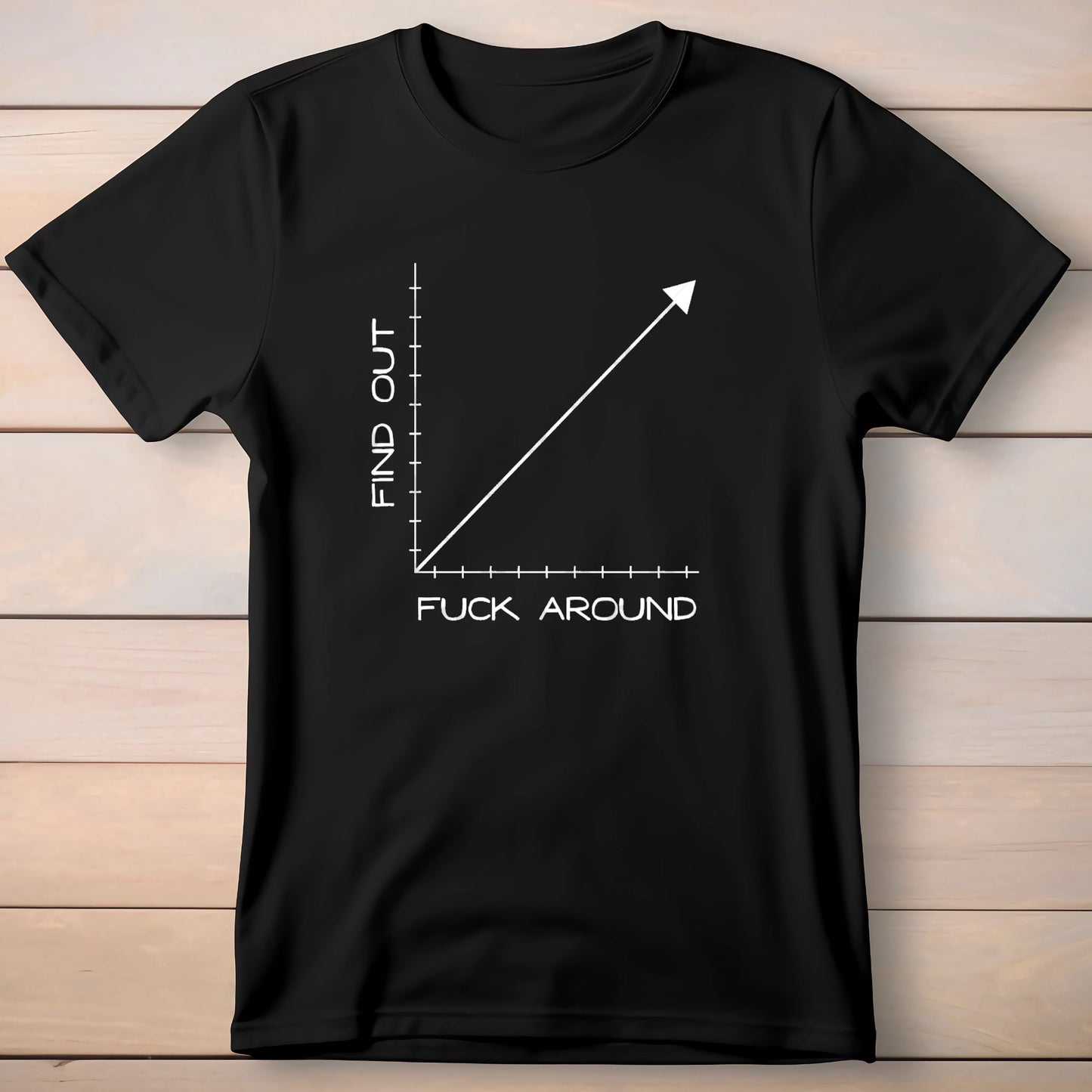 Fuck Around and Find Out Graph Chart T-Shirt - Premium t-shirt from Lees Krazy Teez - Just $19.95! Shop now at Lees Krazy Teez