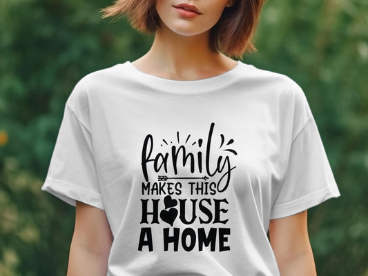 family makes this house a home Women's tshirt - Premium t-shirt from MyDesigns - Just $19.95! Shop now at Lees Krazy Teez