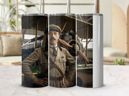 3d world war 2 soldier 20oz skinny tumbler wrap - Premium tumbler from MyDesigns - Just $29.95! Shop now at Lees Krazy Teez