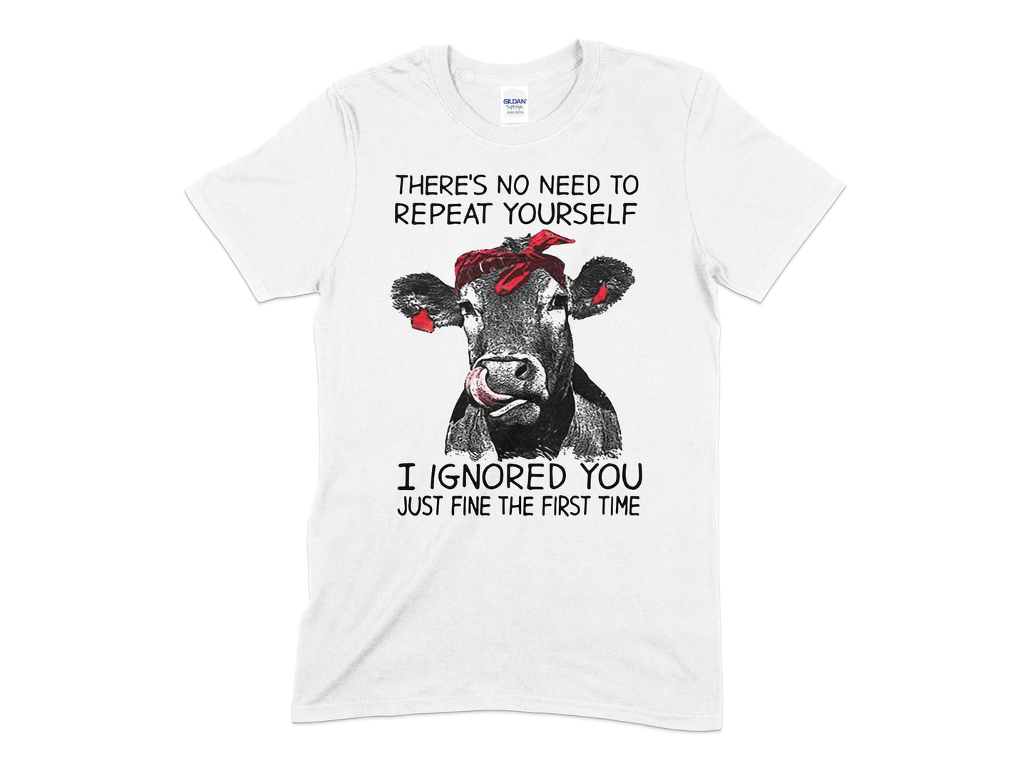 Theres no need to repeat yourself i ignored you t-shirt - Premium t-shirt from MyDesigns - Just $18.95! Shop now at Lees Krazy Teez