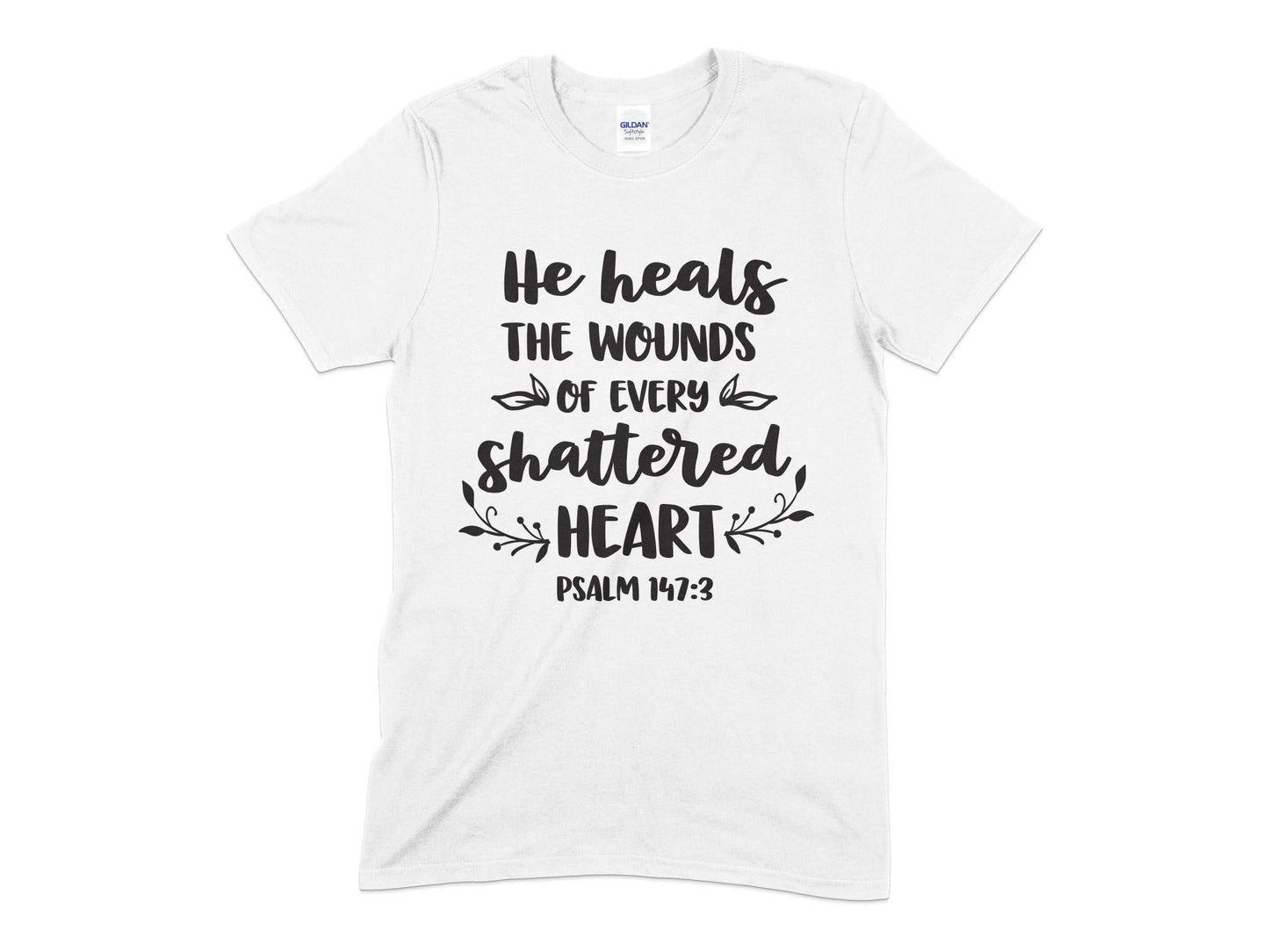 He Heals the Wounds t-shirt - Premium t-shirt from MyDesigns - Just $18.95! Shop now at Lees Krazy Teez