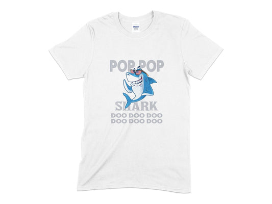 Pop pop shark doo doo doo youth boys t-shirt - Premium  from MyDesigns - Just $19.95! Shop now at Lees Krazy Teez