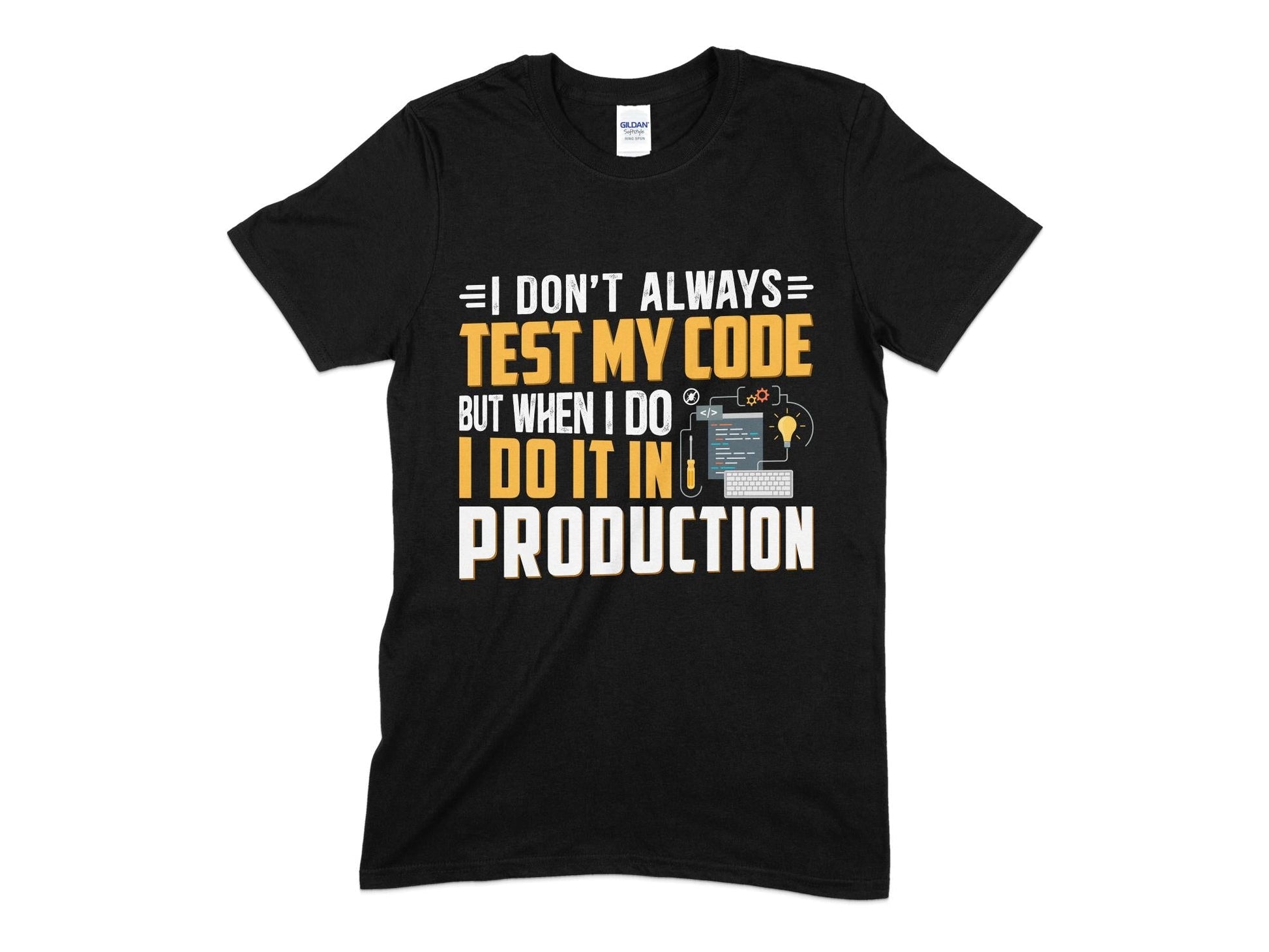 I dont always test my code t-shirt - Premium t-shirt from MyDesigns - Just $21.95! Shop now at Lees Krazy Teez