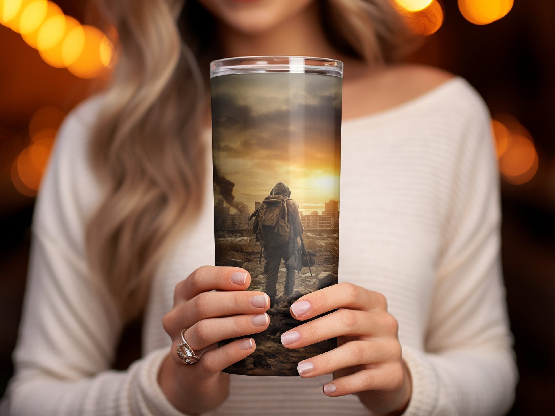 Battle ground 3d awsome miltary 20oz skinny tumbler - Premium tumbler from MyDesigns - Just $29.95! Shop now at Lees Krazy Teez
