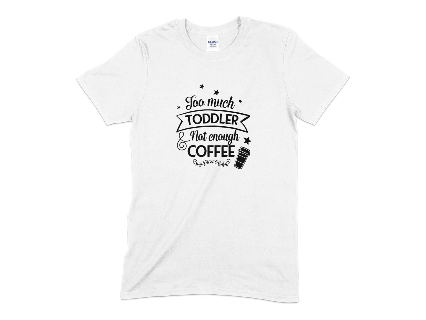 Too much toddler not enough coffee t-shirt - Premium t-shirt from MyDesigns - Just $19.95! Shop now at Lees Krazy Teez