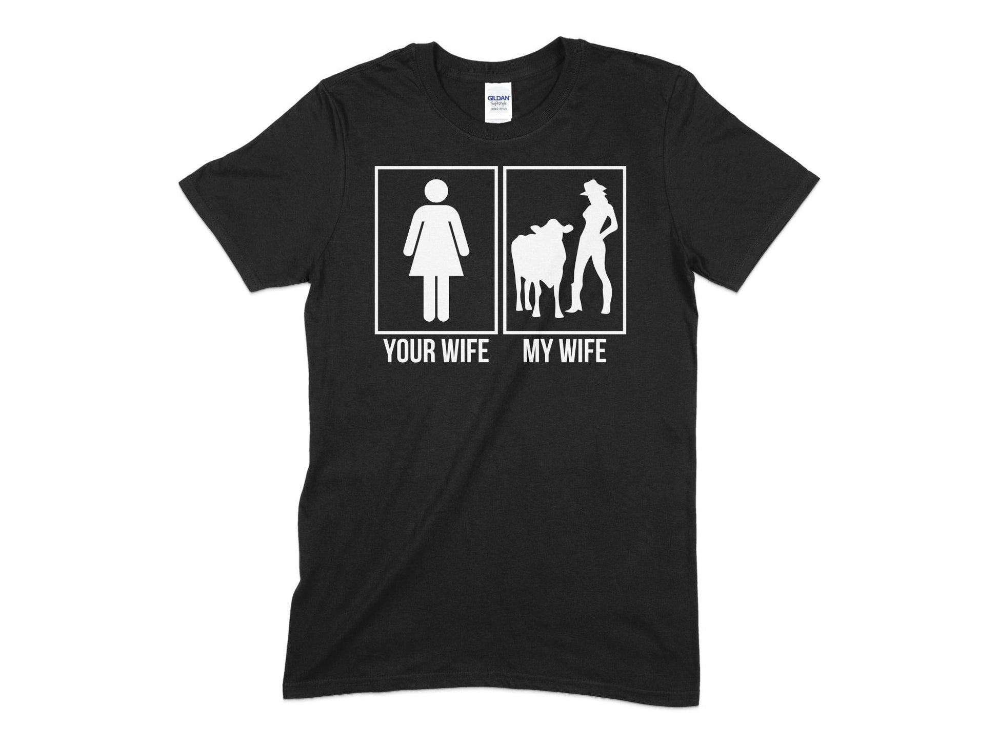 your wife my wife funny t-shirt - Premium t-shirt from MyDesigns - Just $17.95! Shop now at Lees Krazy Teez