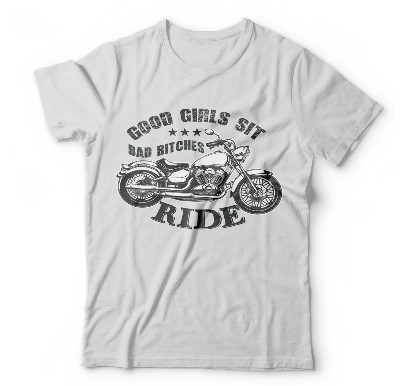 Good GIrls sit bad bitches ride Women's ladies tee - Premium t-shirt from MyDesigns - Just $19.95! Shop now at Lees Krazy Teez