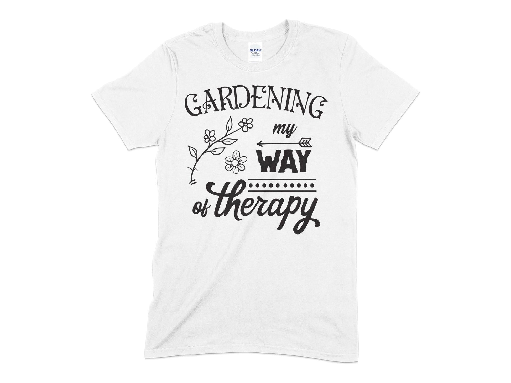 Gardening My Way of Therapy - Premium t-shirt from MyDesigns - Just $19.95! Shop now at Lees Krazy Teez