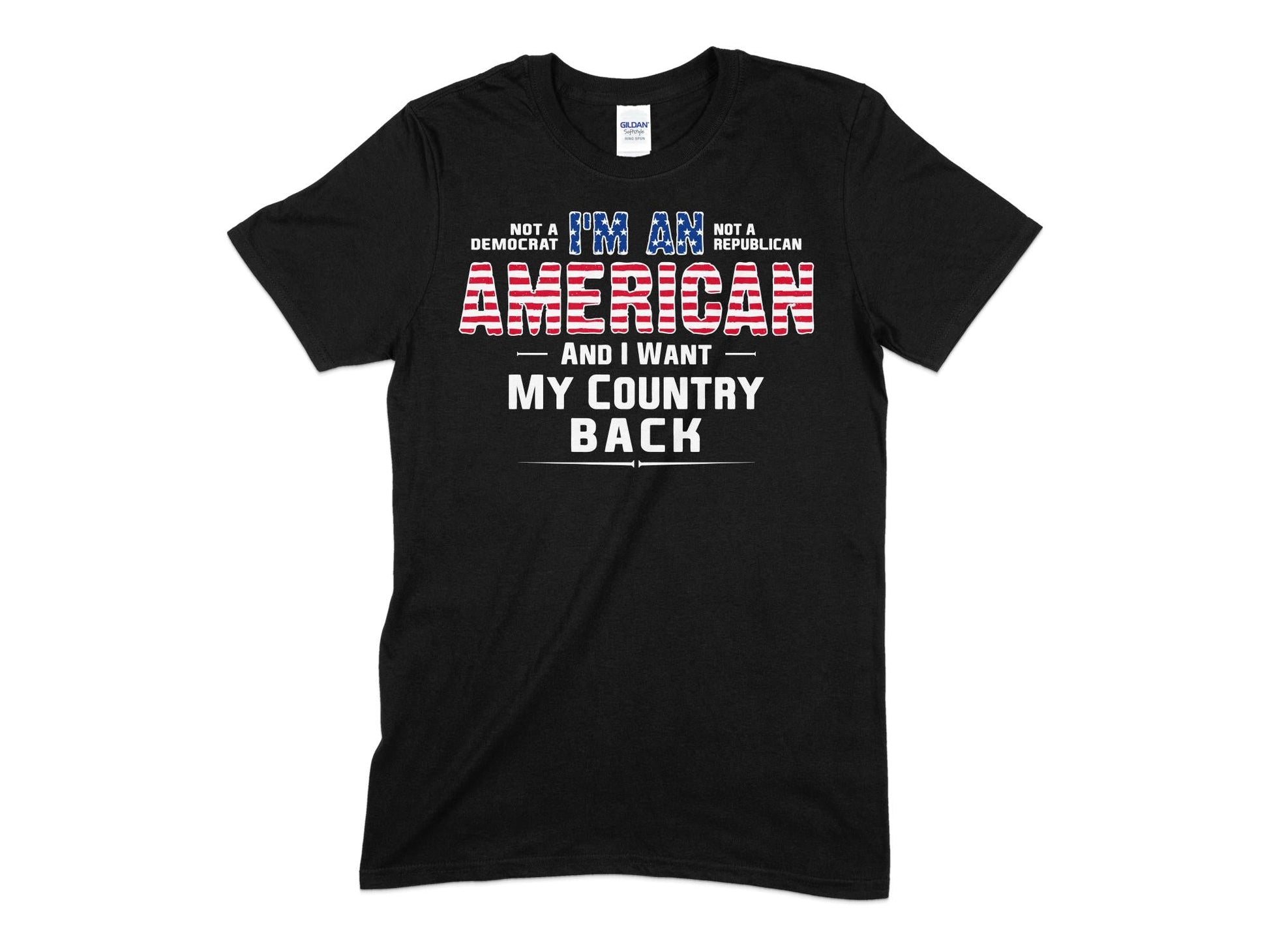 Patriot I Am An American veteran Men's t-shirt - Premium t-shirt from MyDesigns - Just $21.95! Shop now at Lees Krazy Teez