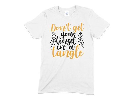 Dont get your tinsel in a tangle t-shirt - Premium t-shirt from MyDesigns - Just $19.95! Shop now at Lees Krazy Teez