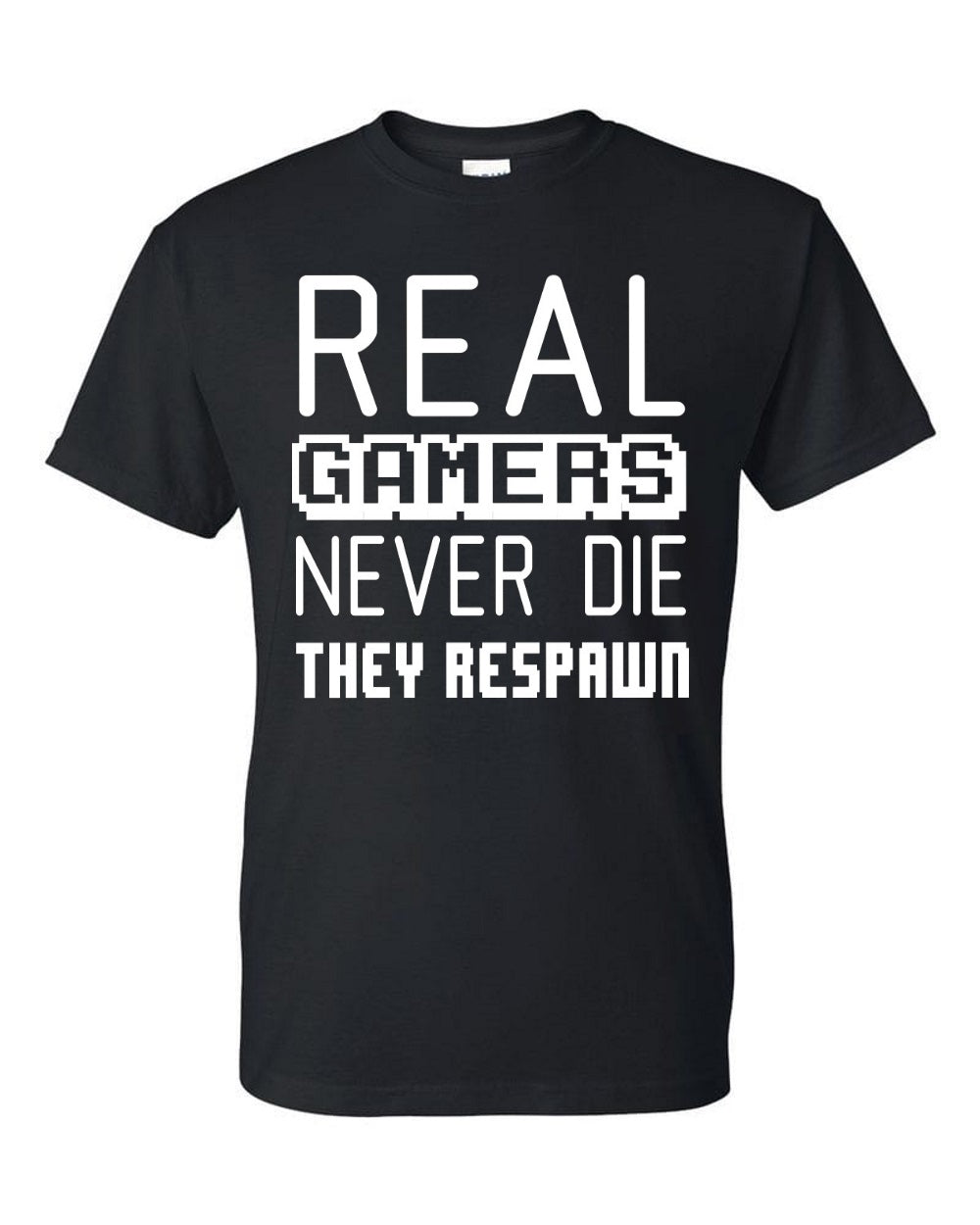 Real gamers never die they respawn nerdy t-shirt - Premium t-shirt from MyDesigns - Just $19.95! Shop now at Lees Krazy Teez