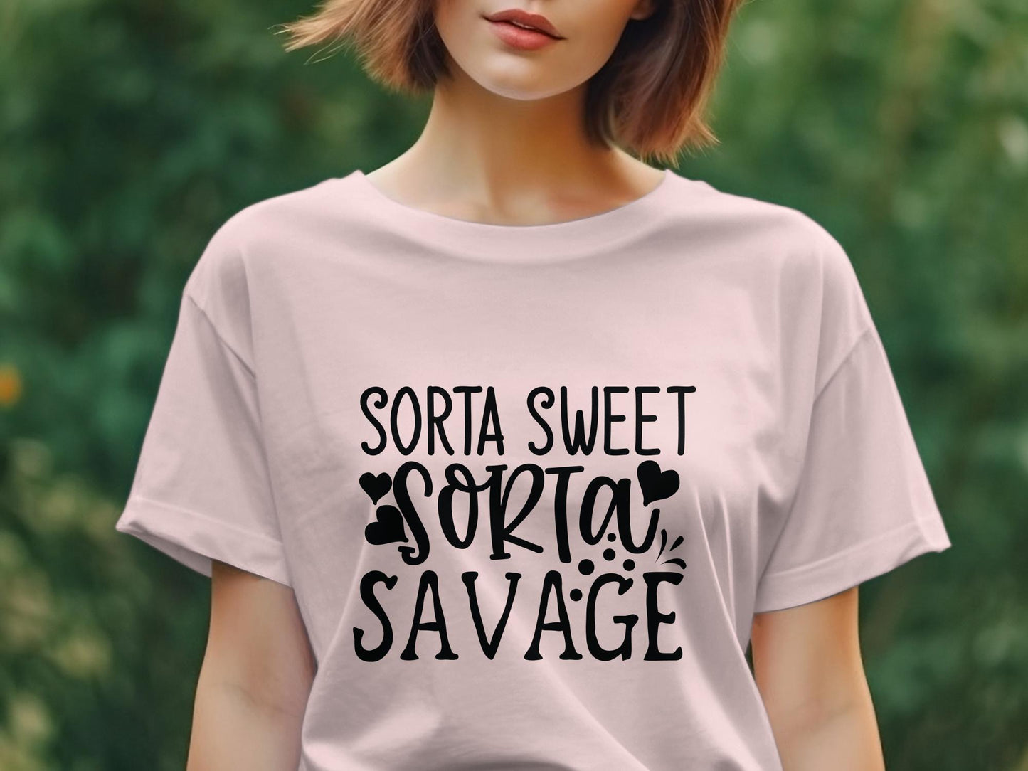 Sorta Sweet Sorta Savage awesome Women's t-shirt - Premium t-shirt from MyDesigns - Just $19.95! Shop now at Lees Krazy Teez