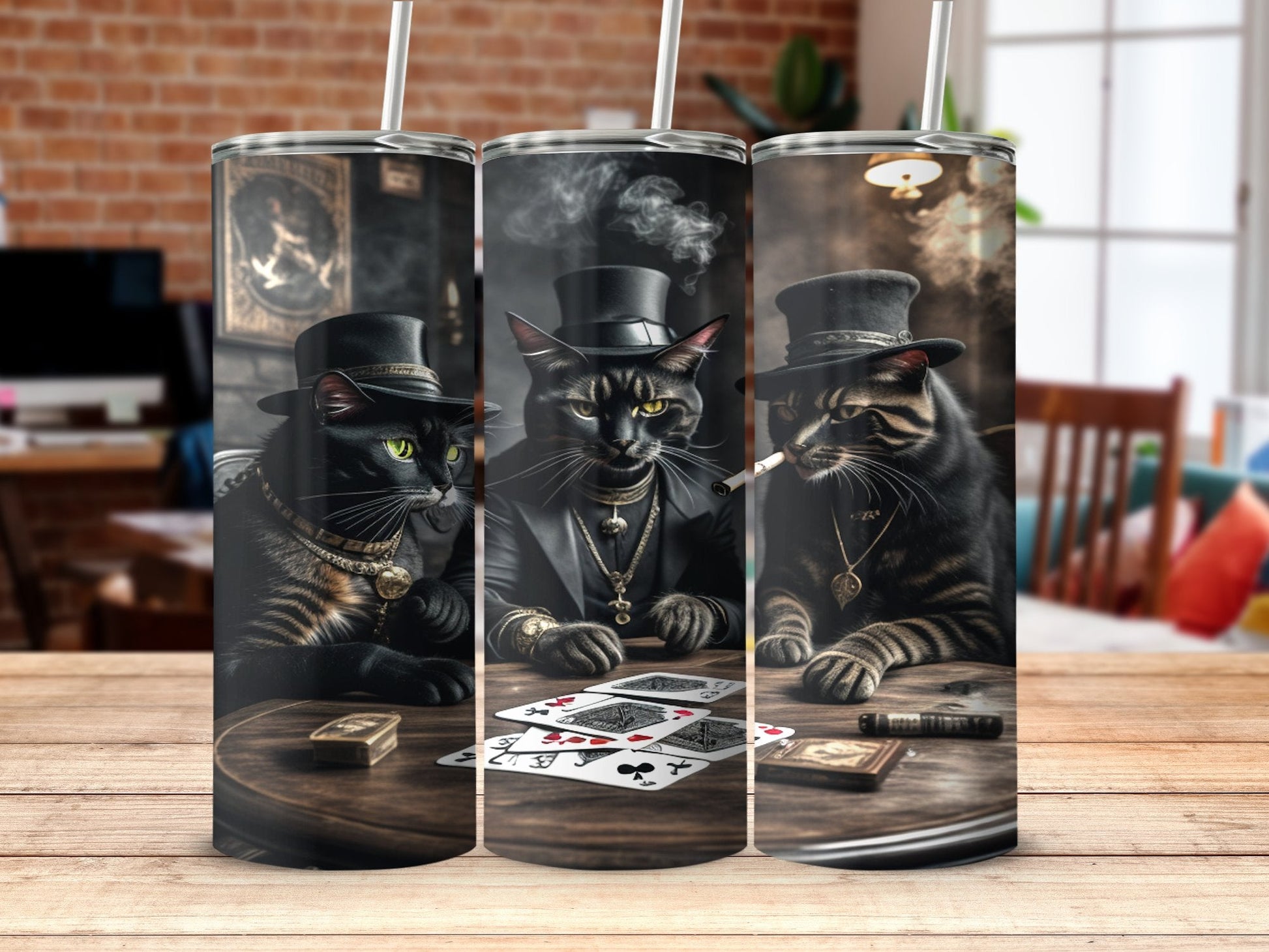 3d cat tumbler sublimation tumbler wrap 20oz tumbler - Premium tumbler from MyDesigns - Just $26.95! Shop now at Lees Krazy Teez