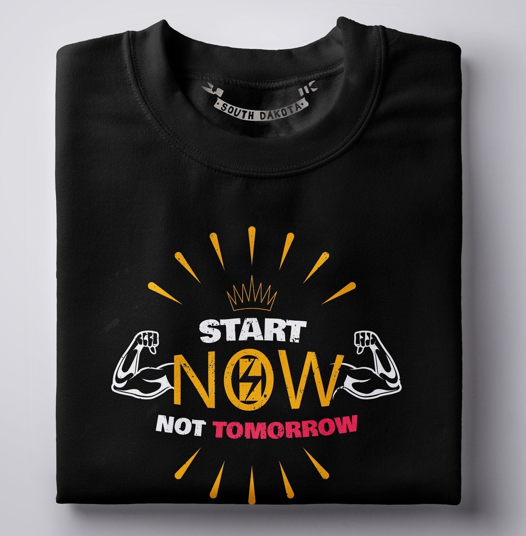 Start now not tommorow exercise Men's t-shirt - Premium t-shirt from MyDesigns - Just $19.95! Shop now at Lees Krazy Teez