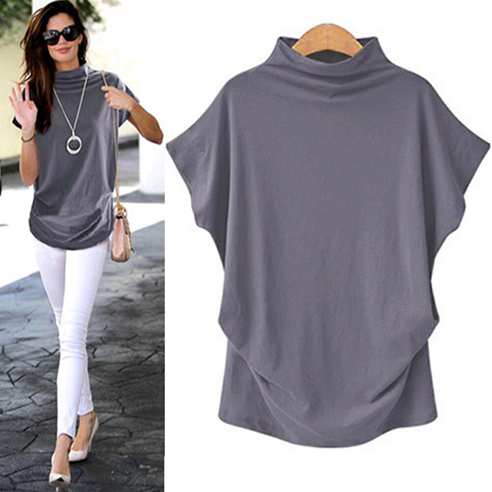 Turtleneck short sleeve sold fashion Women's awesome t-shirt - Premium t-shirt from eprolo - Just $21.95! Shop now at Lees Krazy Teez