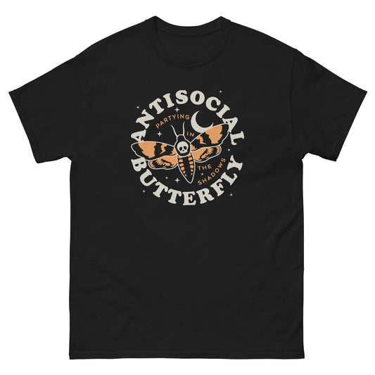 Antisocial butterfly funny Men's t-shirt - Premium t-shirt from MyDesigns - Just $19.95! Shop now at Lees Krazy Teez