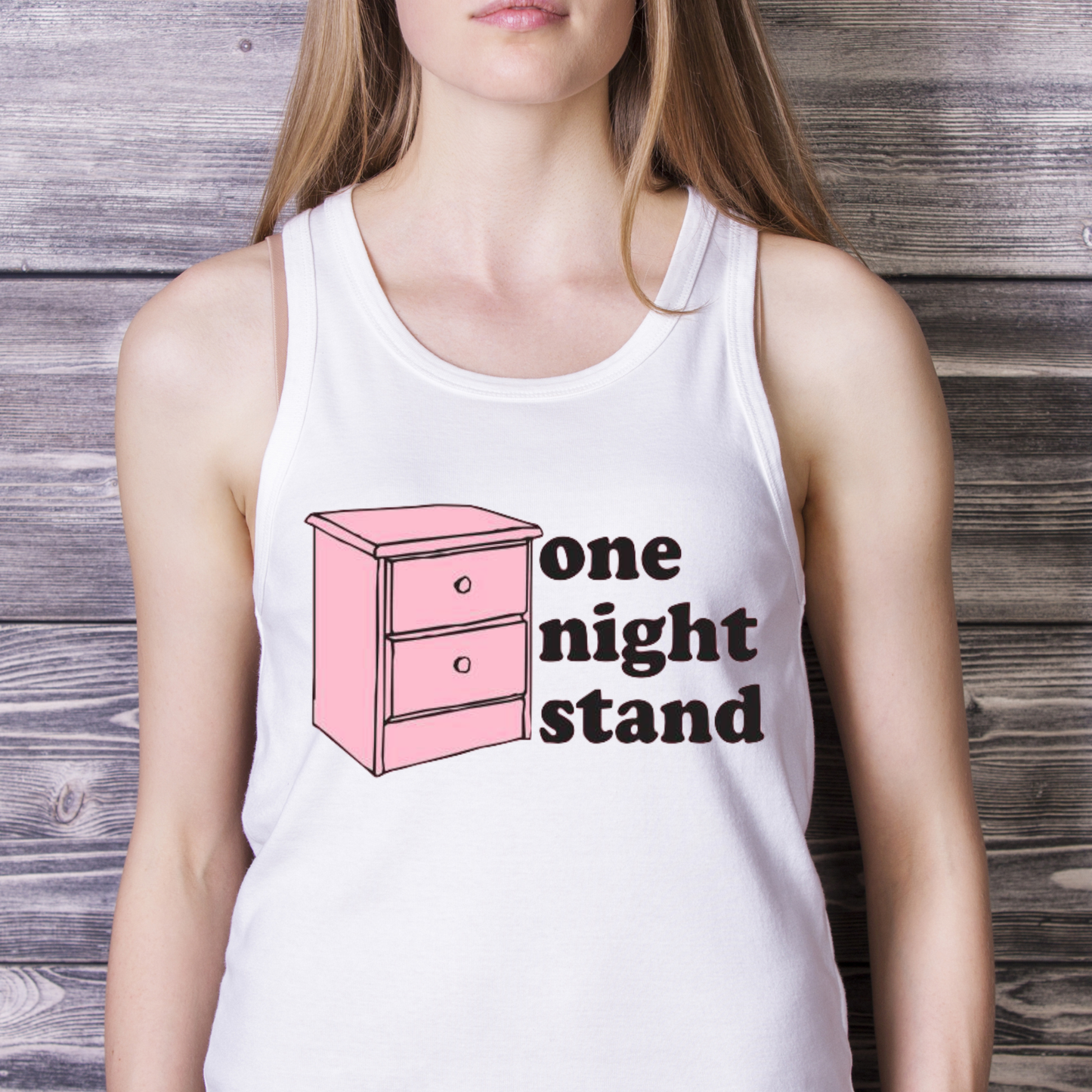 One night stand awesome Women's tank top - Premium t-shirt from MyDesigns - Just $21! Shop now at Lees Krazy Teez
