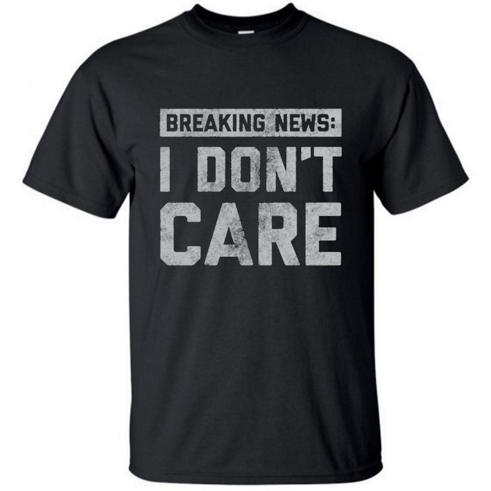 Breaking news i don't care Men's t-shirt - Premium t-shirt from MyDesigns - Just $19.95! Shop now at Lees Krazy Teez