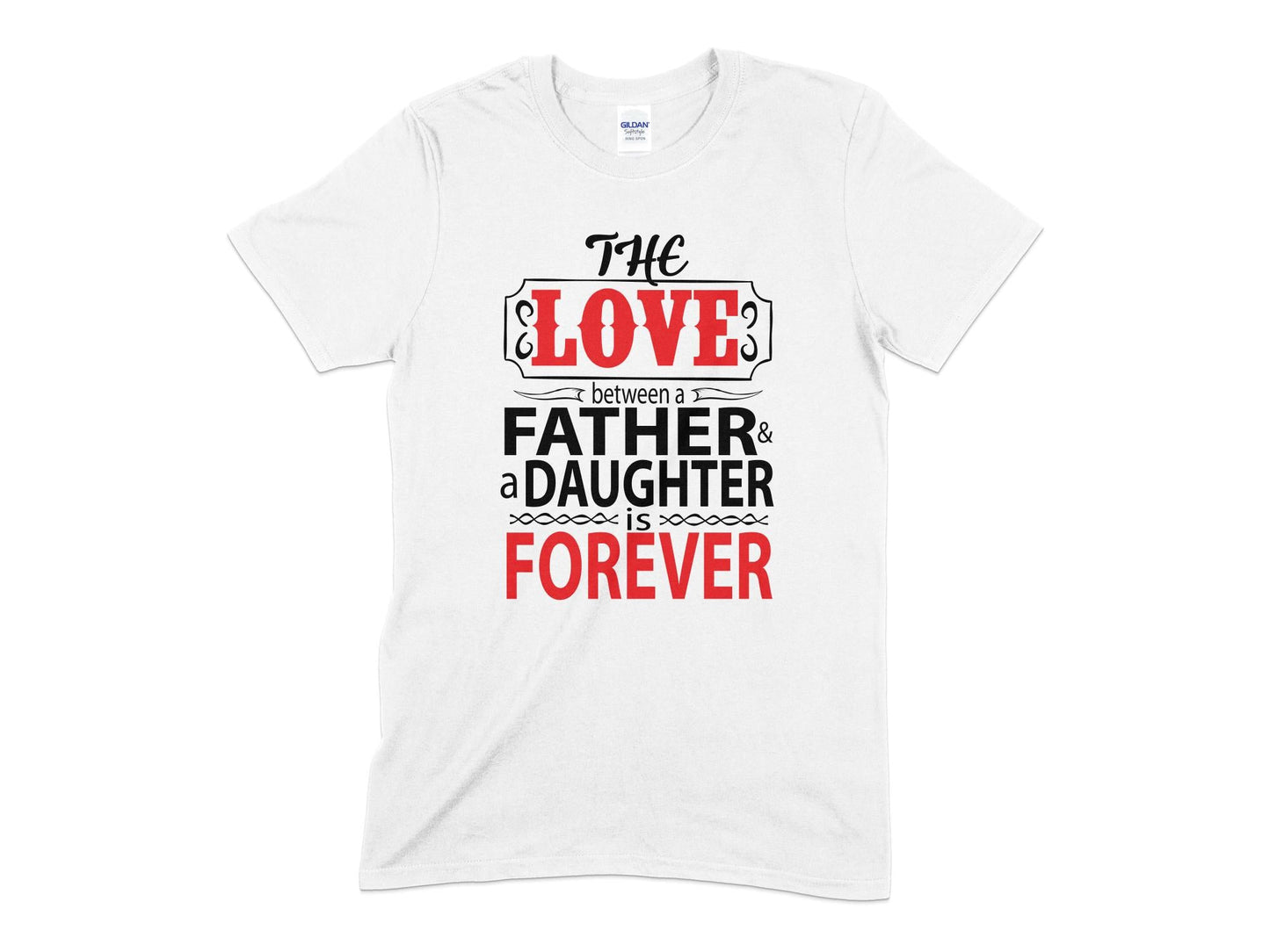 The love between a father daughter is forever Unisex t-shirt - Premium t-shirt from MyDesigns - Just $18.95! Shop now at Lees Krazy Teez