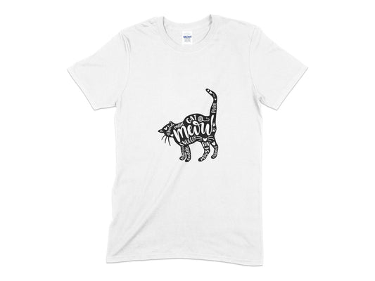 Cat and words unisex t-shirt - Premium t-shirt from MyDesigns - Just $18.95! Shop now at Lees Krazy Teez