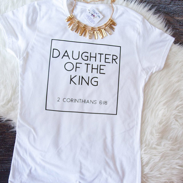 Daughter of the king - 2 Corinthians 6:18 All souls day t-shirt - Premium t-shirt from eprolo - Just $21.95! Shop now at Lees Krazy Teez