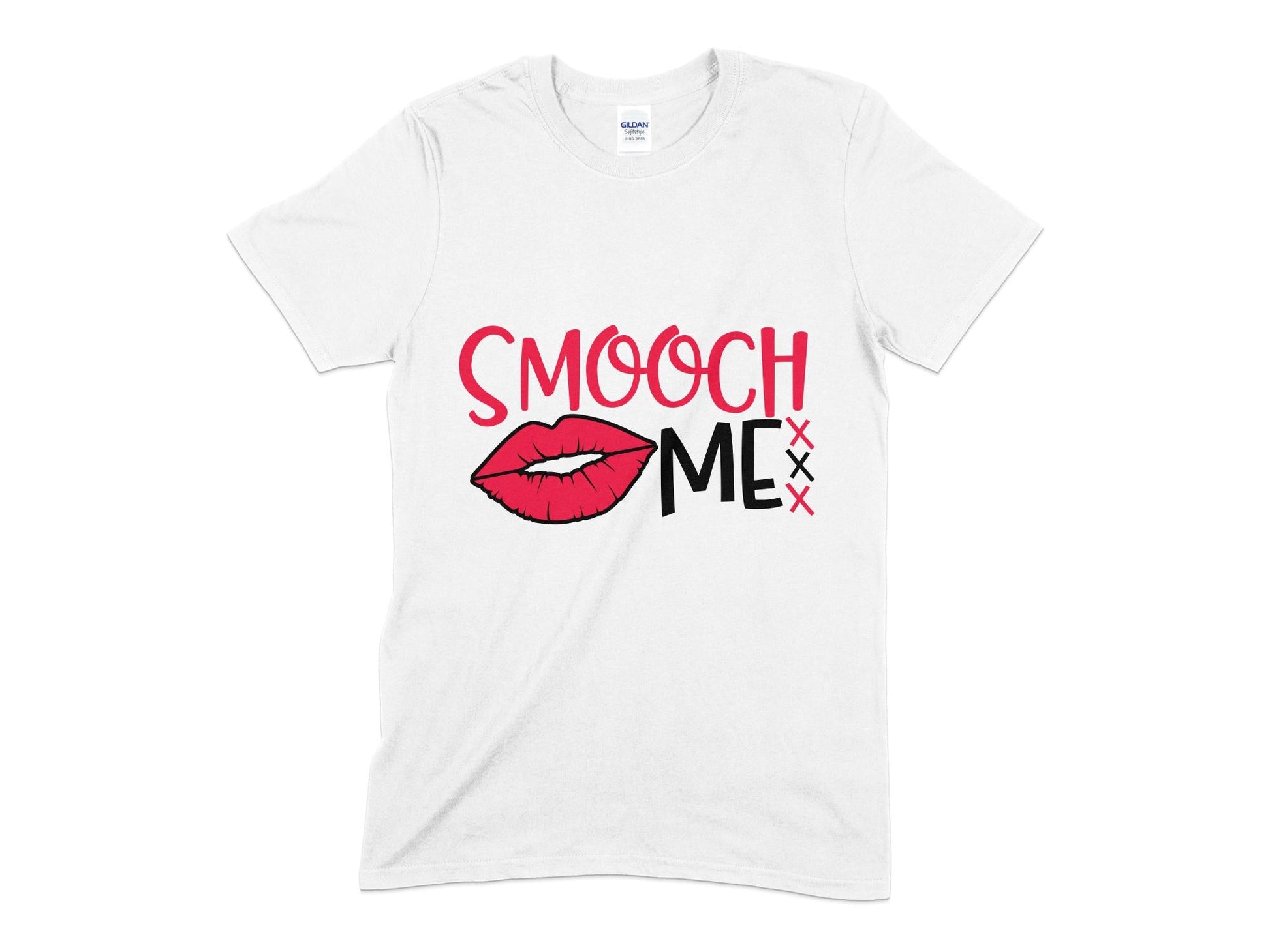Smooch Me Ladies valentines 2024 t-shirt - Premium t-shirt from MyDesigns - Just $21! Shop now at Lees Krazy Teez