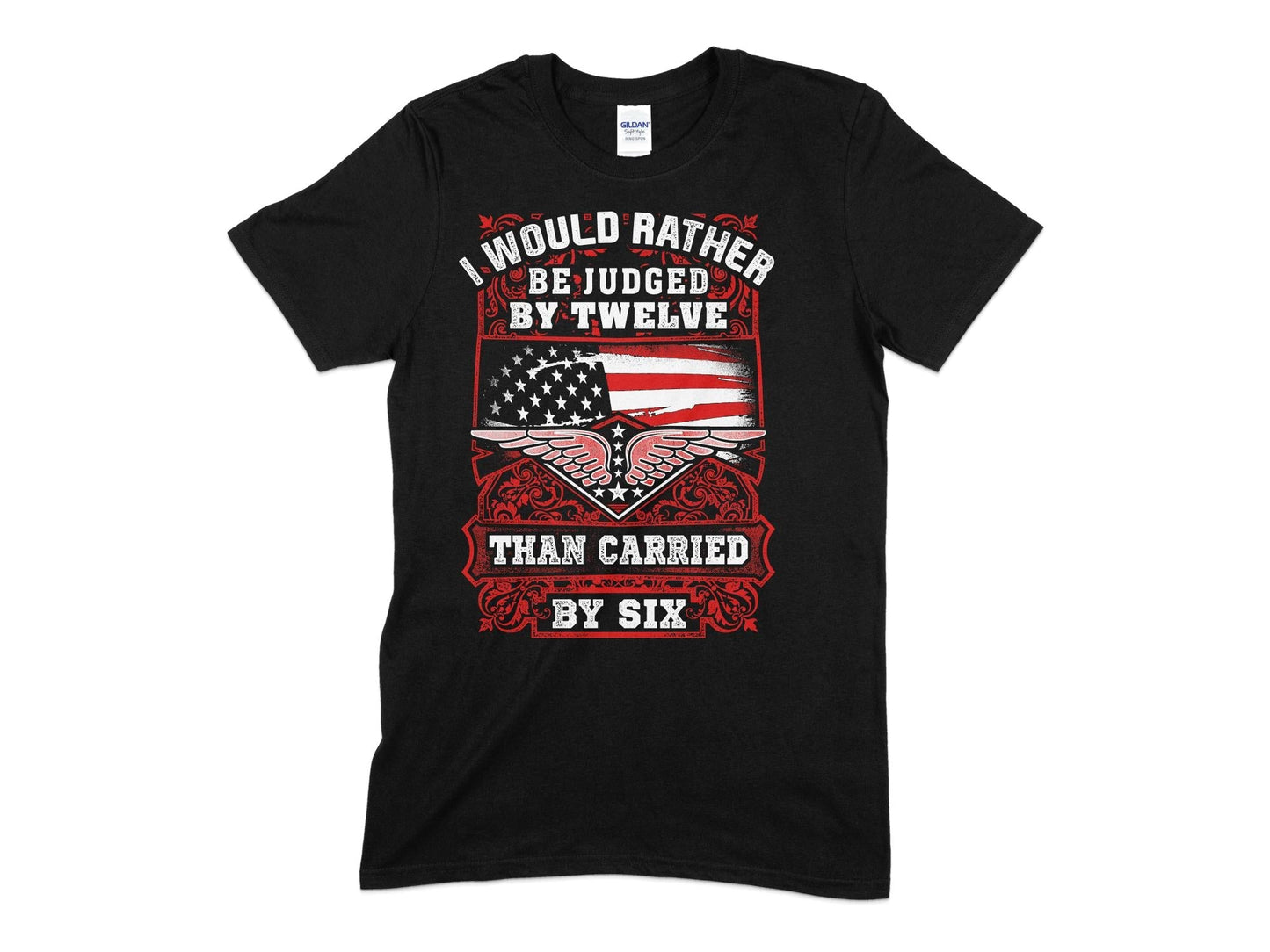 Gun Control Judged By Twelve than carried by six veteran t-shirt - Premium t-shirt from MyDesigns - Just $21.95! Shop now at Lees Krazy Teez