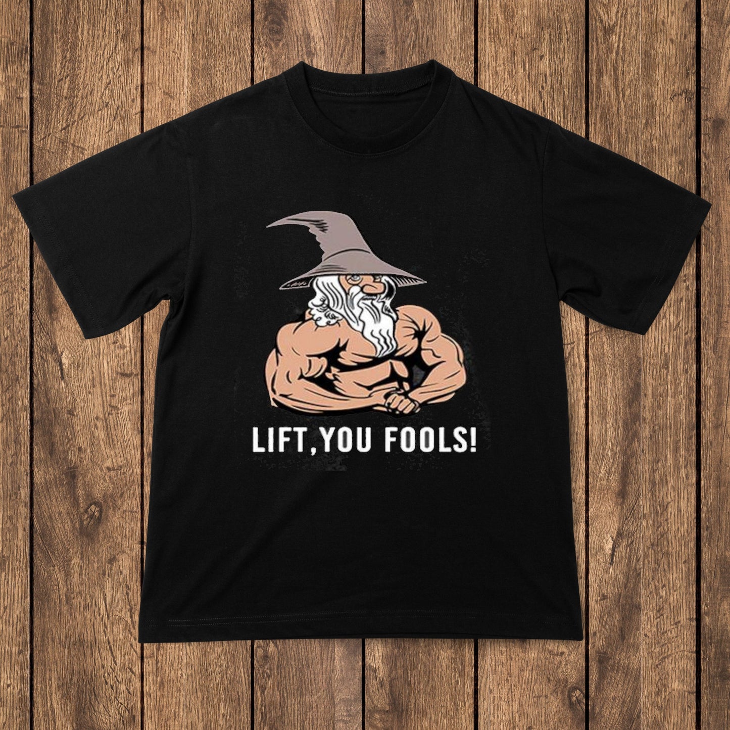 Life you fools wizard bodybuilding powerlifting motivation - Premium t-shirt from MyDesigns - Just $16.95! Shop now at Lees Krazy Teez