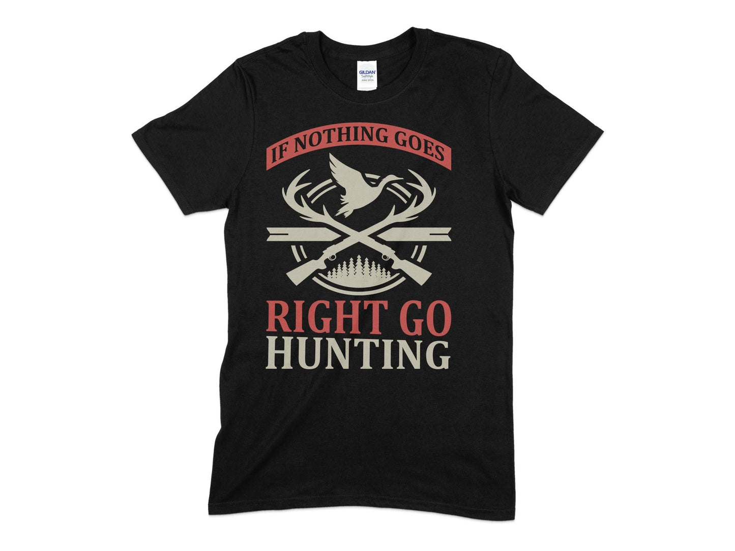 If nothing goes right go hunting Men's t-shirt - Premium t-shirt from MyDesigns - Just $21.95! Shop now at Lees Krazy Teez
