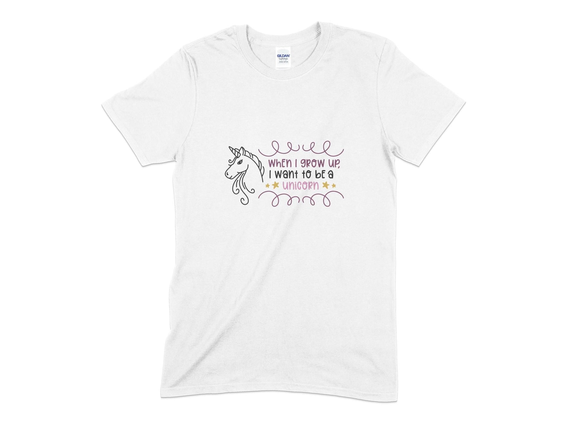 When i grow up i want to be a unicorn t-shirt - Premium t-shirt from MyDesigns - Just $19.95! Shop now at Lees Krazy Teez