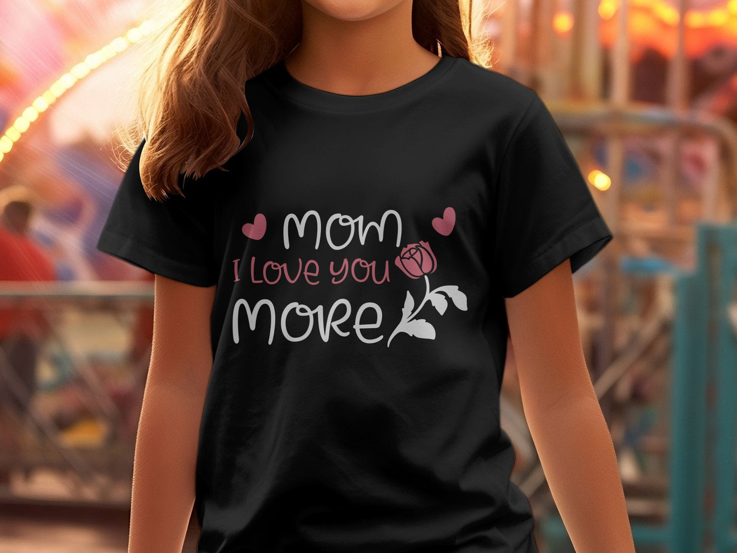 Mom i love you more Women's tee - Premium t-shirt from MyDesigns - Just $21.95! Shop now at Lees Krazy Teez