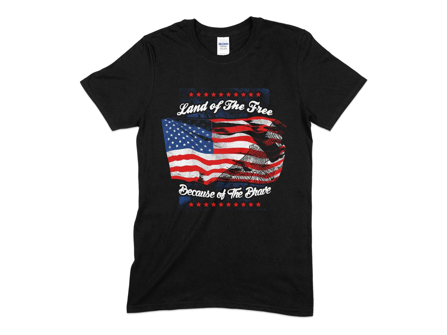 Veteran Land Of The Free t-shirt - Premium t-shirt from MyDesigns - Just $21.95! Shop now at Lees Krazy Teez