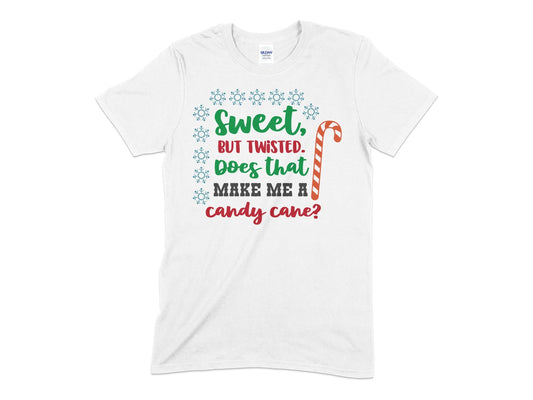 Sweet but Twisted Christmas t-shirt - Premium t-shirt from MyDesigns - Just $19.95! Shop now at Lees Krazy Teez