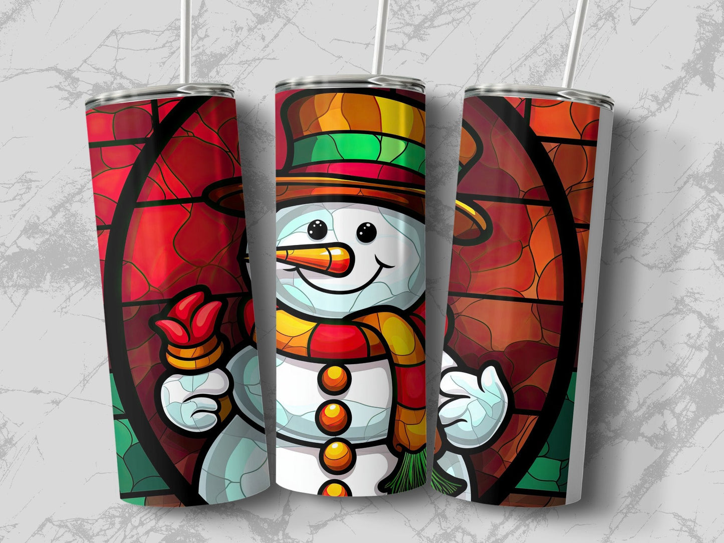 Snowman skinny awesome 20oz tumbler - Premium tumbler from MyDesigns - Just $29.95! Shop now at Lees Krazy Teez