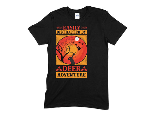 Easily distracted by deer adventure Men's t-shirt - Premium t-shirt from MyDesigns - Just $19.95! Shop now at Lees Krazy Teez