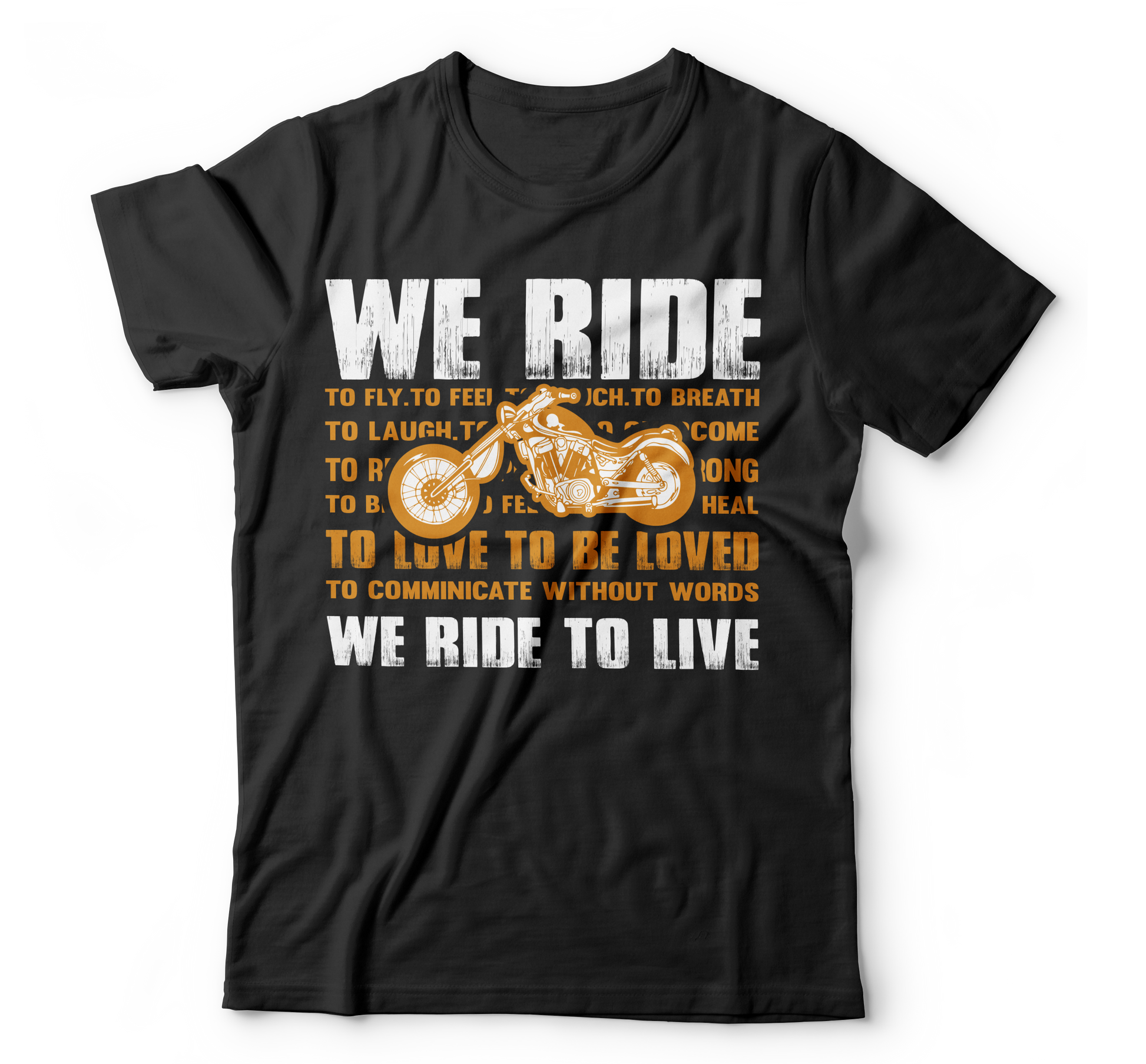 We ride we ride to live Men's t-shirt - Premium t-shirt from MyDesigns - Just $21.95! Shop now at Lees Krazy Teez