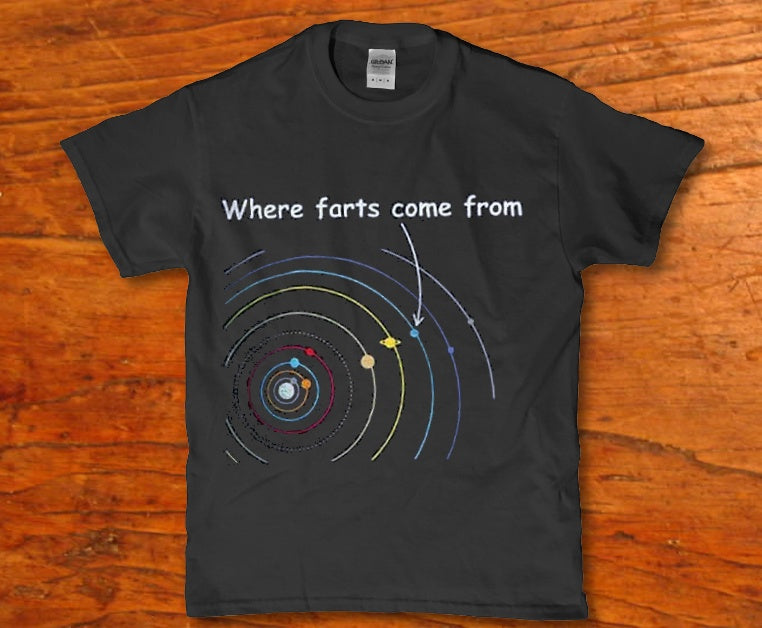 Outta space where farts come from t-shirt - Premium t-shirt from MyDesigns - Just $16.95! Shop now at Lees Krazy Teez