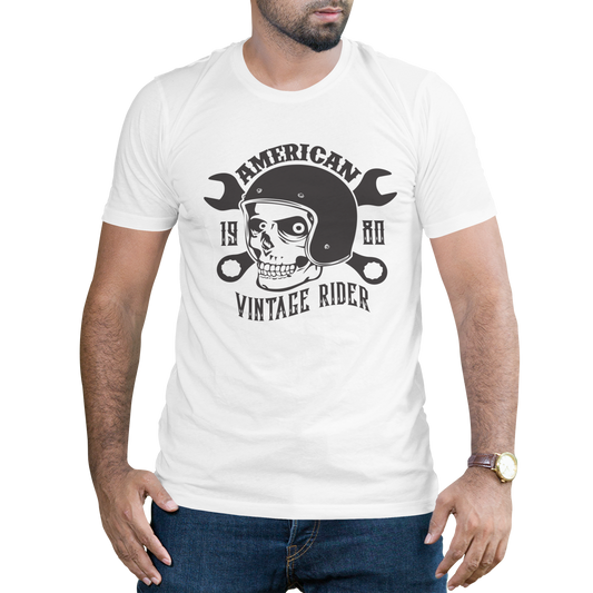 American vintage rider Men's t-shirt - Premium t-shirt from MyDesigns - Just $19.95! Shop now at Lees Krazy Teez