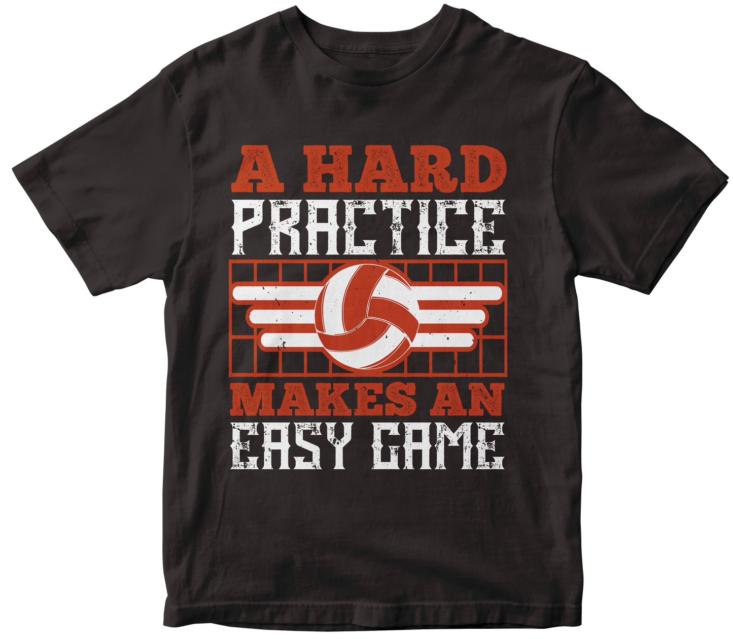 A hard practice makes an easy game t-shirt - Premium t-shirt from MyDesigns - Just $21.95! Shop now at Lees Krazy Teez