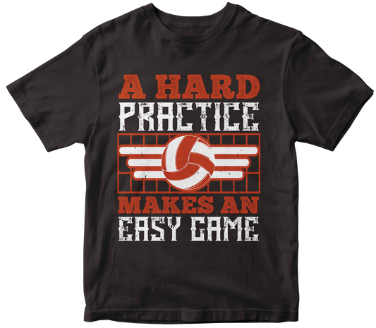 A hard practice makes an easy game t-shirt - Premium t-shirt from MyDesigns - Just $21.95! Shop now at Lees Krazy Teez