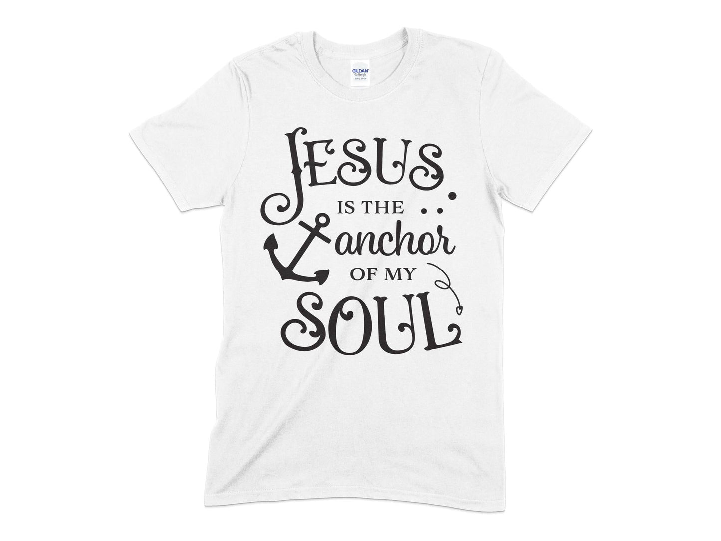 Jesus Is The Anchor To My Soul t-shirt - Premium t-shirt from MyDesigns - Just $19.95! Shop now at Lees Krazy Teez