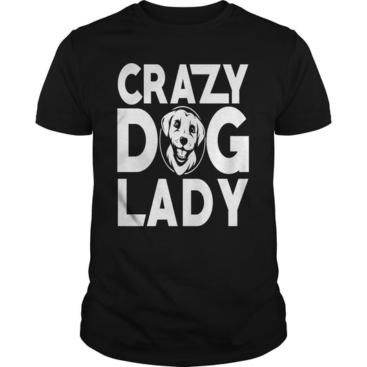 Crazy Dog lady Women's t-shirt - Premium t-shirt from MyDesigns - Just $19.95! Shop now at Lees Krazy Teez