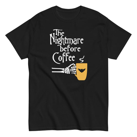 The nightmare before coffee funny Halloween t-shirt - Premium t-shirt from MyDesigns - Just $19.95! Shop now at Lees Krazy Teez